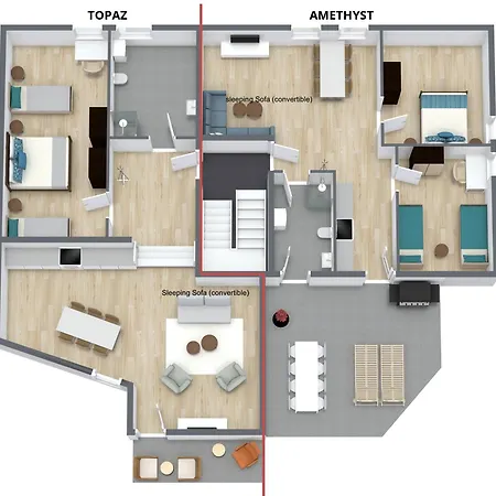 Homebase Am Schloss - Perfekt Für Gruppen - 4 - 1 Haus Ferienhaus *